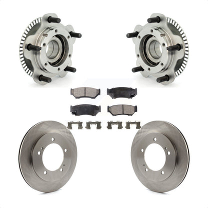 Hub Bearing Disc Brake Rotor & Pad Front Kit For Chevrolet Tracker Suzuki Vitara