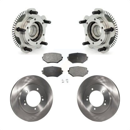Hub Bearing Assembly Disc Brake Rotor Pad Front Kit For Suzuki Grand Vitara XL-7