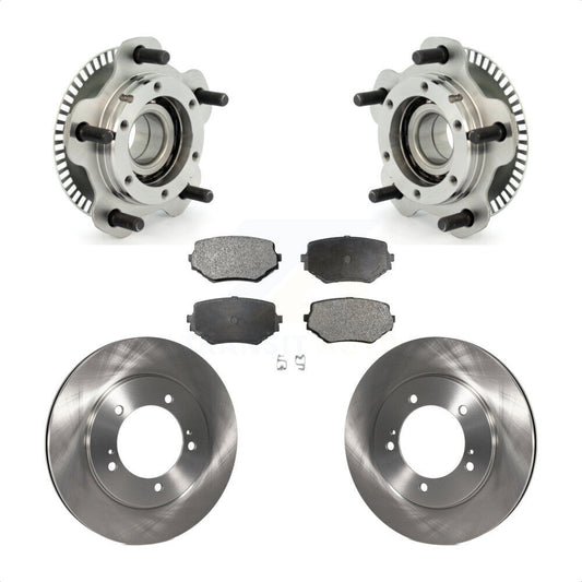 Hub Bearing Assembly Disc Brake Rotor Pad Front Kit For Suzuki Grand Vitara XL-7