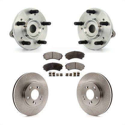 Hub Bearing Assembly Disc Brake Rotor And Pads Front Kit For Mitsubishi Endeavor