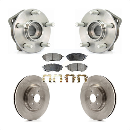 Hub Bearing Disc Brake Rotor & Pads Front Kit For Subaru Outback Legacy Forester
