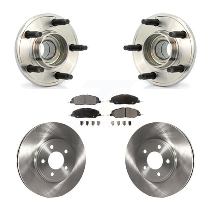 Hub Bearing Brake Rotor Pads Front Kit For Ford Mustang Bullitt with 4-Wheel ABS