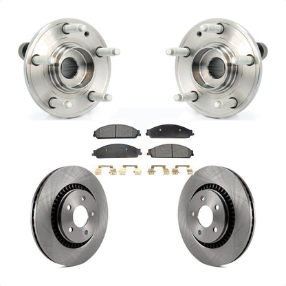Hub Bearing Brake Rotor & Pad Front Kit For Ford Five Hundred Freestyle Taurus X
