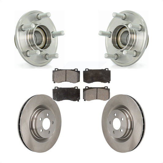 Hub Bearing Brake Rotor Pads Front Kit For Dodge Chrysler 300 Charger Challenger