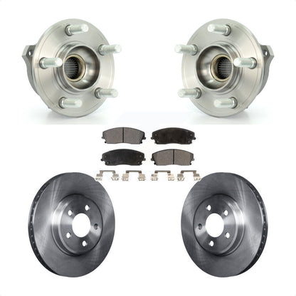 Hub Bearing Disc Brake Rotor Pad Front Kit For Dodge Charger Chrysler 300 Magnum