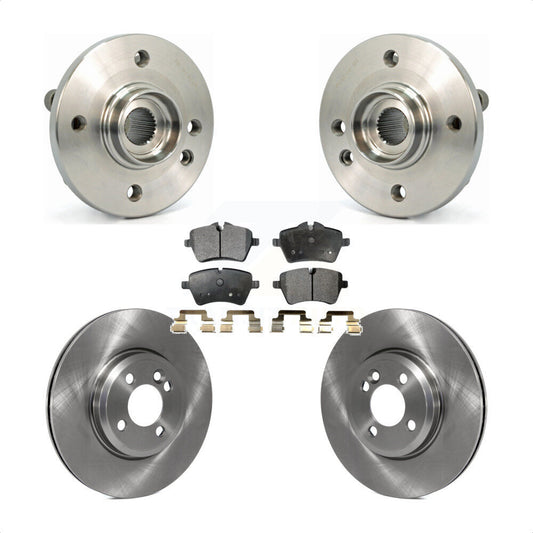 Hub Bearing Assembly Disc Brake Rotor And Ceramic Pads Front Kit For Mini Cooper