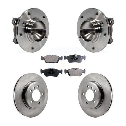 Hub Bearing Assembly Disc Brake Rotors And Pads Front Kit For 2006 BMW 325Ci
