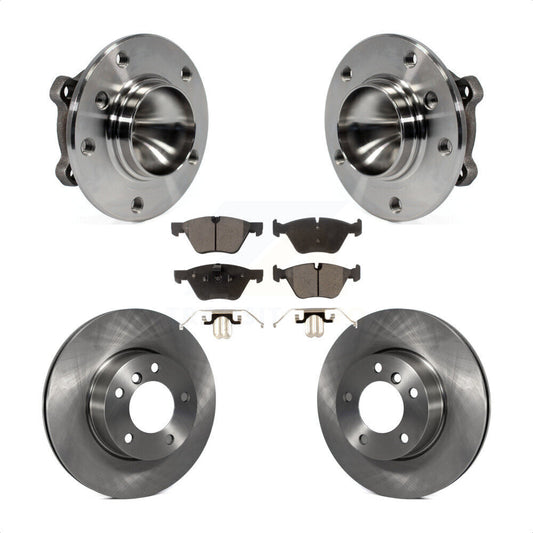 Hub Bearing Assembly Disc Brake Rotor Pads Front Kit For BMW 128i 328i 323i 325i