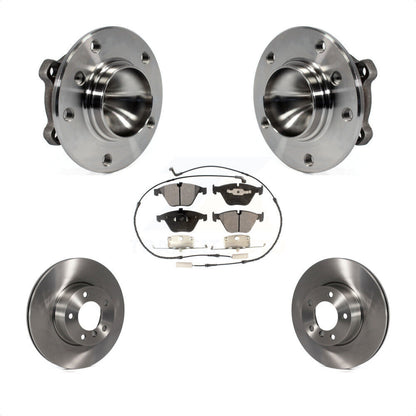 Hub Bearing Assembly Disc Brake Rotors And Pads Front Kit For BMW 323i 328i X1