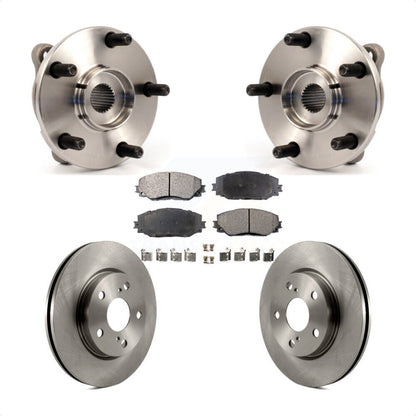 Hub Bearing Brake Rotor And Pad Front Kit For Toyota RAV4 Prius V Scion xB Lexus