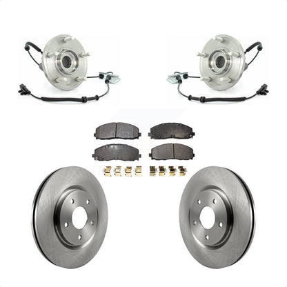 Hub Bearing Assembly Disc Brake Rotors And Pads Front Kit For Volkswagen Routan