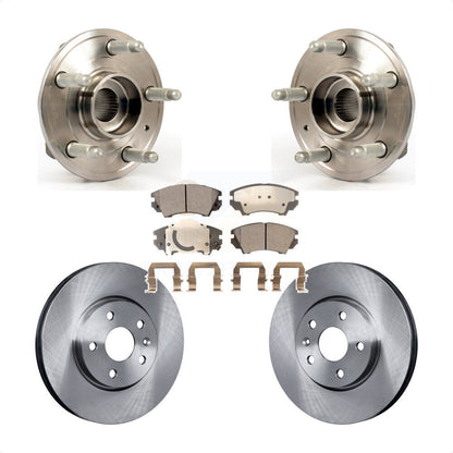 Hub Bearing Assembly Disc Brake Rotors And Pads Front Kit For Chevrolet Camaro