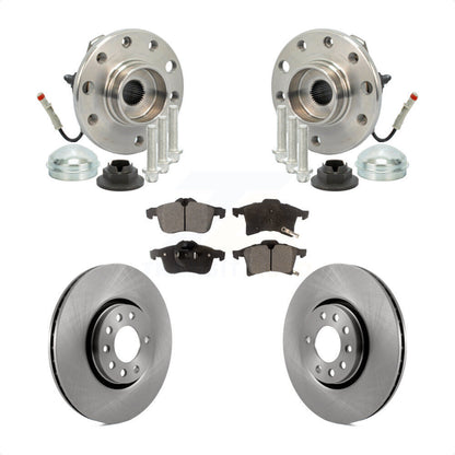 Hub Bearing Assembly Disc Brake Rotor & Pad Front Kit For 2008-2009 Saturn Astra