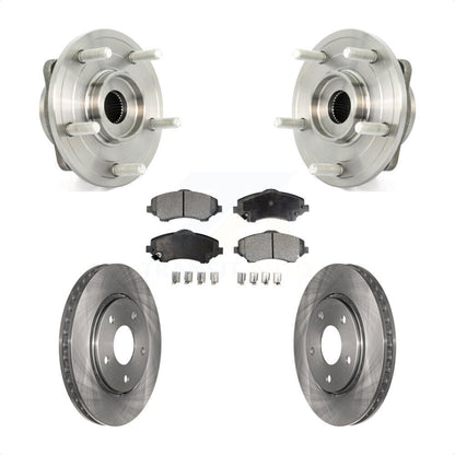 Hub Bearing Assembly Disc Brake Rotors And Pads Front Kit For Dodge Journey