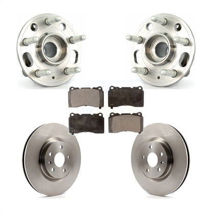 Hub Bearing Assembly Disc Brake Rotor Pad Front Kit For Buick Regal Cadillac XTS