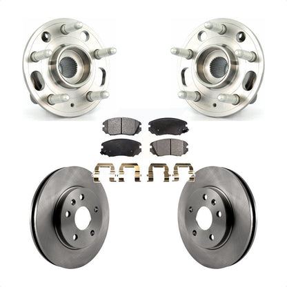 Hub Bearing Brake Rotor Pads Front Kit For Chevrolet Malibu Buick Regal LaCrosse