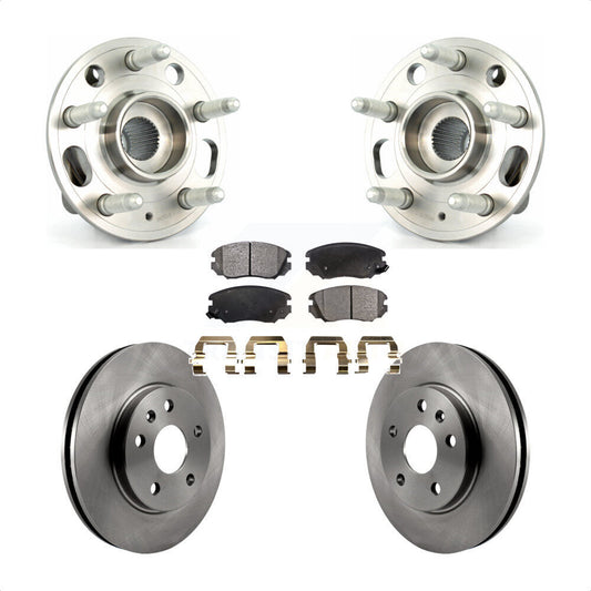 Hub Bearing Brake Rotor Pads Front Kit For Chevrolet Malibu Buick Regal LaCrosse
