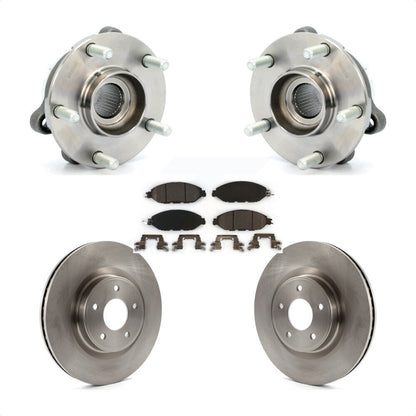 Hub Bearing Brake Rotor Pad Front Kit For Nissan Pathfinder Murano INFINITI QX60