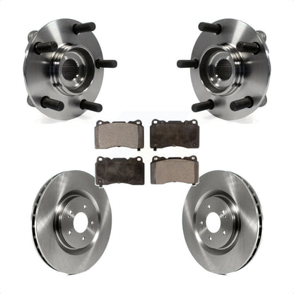 Hub Bearing Assembly Disc Brake Rotors And Pads Front Kit For Mitsubishi Lancer
