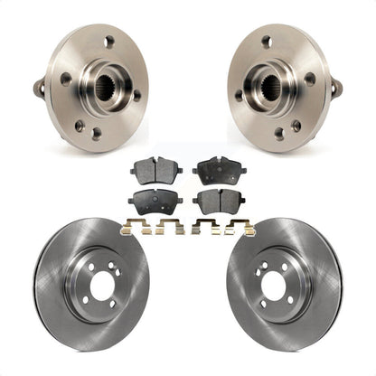 Hub Bearing Assembly Disc Brake Rotor And Ceramic Pads Front Kit For Mini Cooper