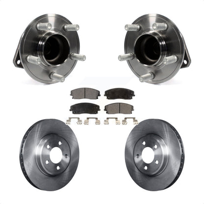 Hub Bearing Brake Rotor Pads Front Kit For Dodge Charger Chrysler 300 Challenger