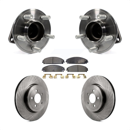 Hub Bearing Brake Rotor Pads Front Kit For Dodge Chrysler 300 Charger Challenger