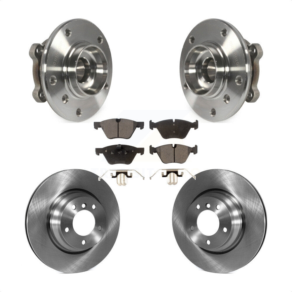 Hub Bearing Brake Rotor Pad Front Kit For BMW X1 With 330mm Diameter