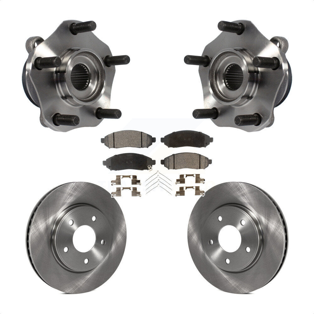 Hub Bearing Disc Brake Rotor Pads Front Kit For Nissan NV200 LEAF Chevrolet City