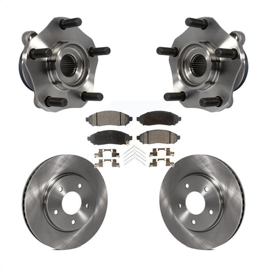 Hub Bearing Disc Brake Rotor Pads Front Kit For Nissan NV200 LEAF Chevrolet City