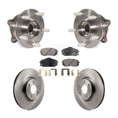 Hub Bearing Disc Brake Rotor Pad Front Kit For Hyundai Tucson Sonata Kia Cadenza