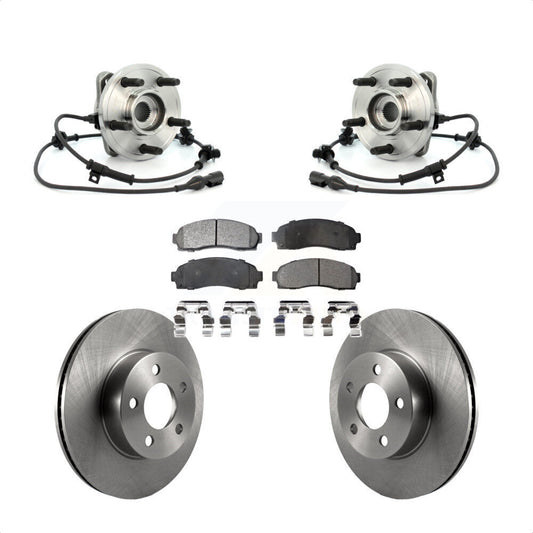 Hub Bearing Brake Rotor Pads Front Kit For Ford Ranger Explorer Sport Trac Mazda
