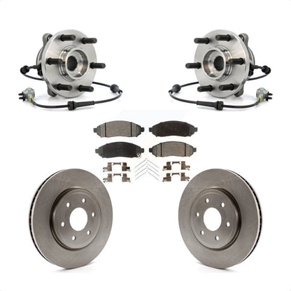 Hub Bearing Disc Brake Rotor Pad Front Kit For Nissan Frontier Pathfinder Xterra