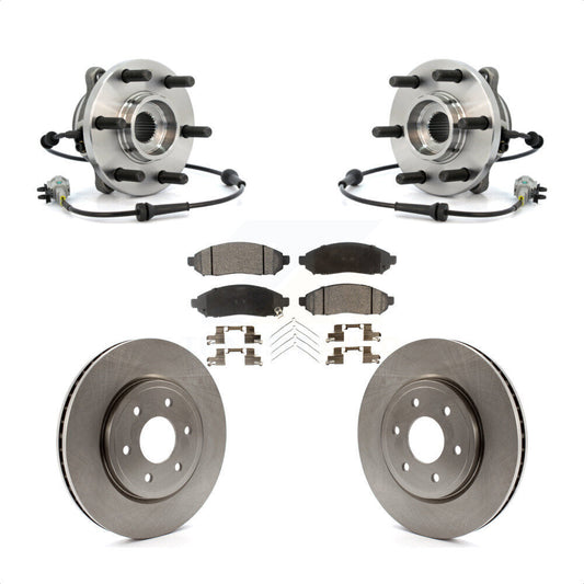 Hub Bearing Disc Brake Rotor Pad Front Kit For Nissan Frontier Pathfinder Xterra