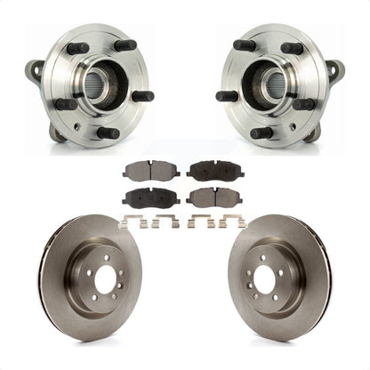 Hub Bearing Brake Rotor & Pads Front Kit For Land Rover Range Sport Supercharged