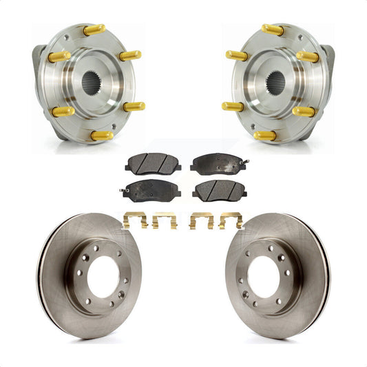 Hub Bearing Assembly Brake Rotor Pads Front Kit For Kia Sedona Hyundai Entourage