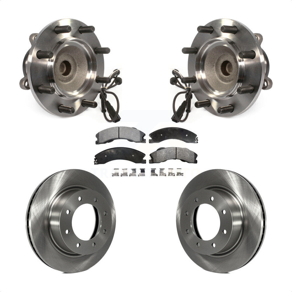 Hub Bearing Brake Rotor Pads Front Kit For 2012-2021 Nissan NV2500 NV3500 NV1500