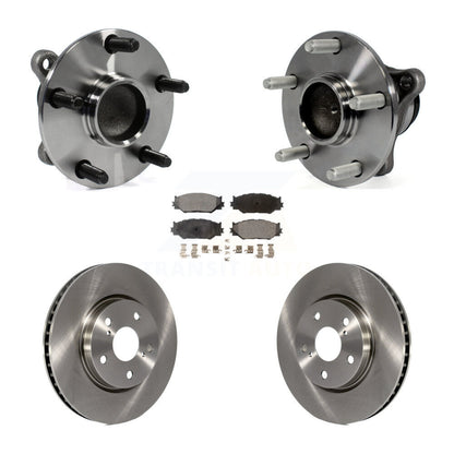 Hub Bearing Assembly Disc Brake Rotors And Pads Front Kit For Lexus IS250 RWD