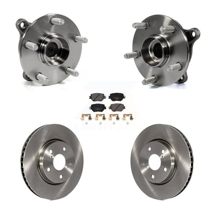 Hub Bearing Assembly Disc Brake Rotor And Ceramic Pads Front Kit For Lexus IS250