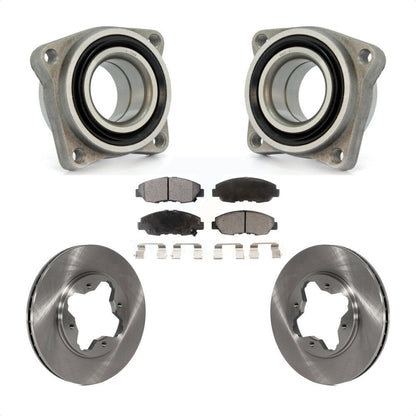 Wheel Bearing Assembly Disc Brake Rotor Pads Front Kit For Honda Accord Acura CL