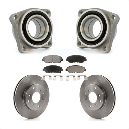 Wheel Bearing Assembly Brake Rotor And Pad Front Kit For 1998-1999 Acura CL 2.3L