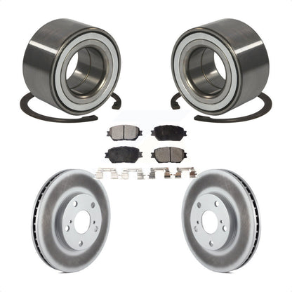 Wheel Bearing Coated Disc Brake Rotors And Pads Front Kit For Toyota Camry