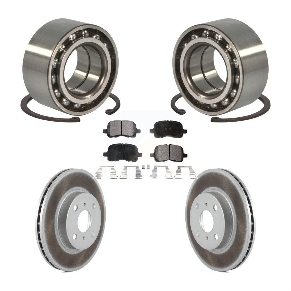 Wheel Bearing Coat Brake Rotor Pads Front Kit For Toyota Corolla Chevrolet Prizm