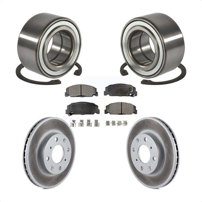 Wheel Bearing Coated Disc Brake Rotors And Pads Front Kit For Honda Civic