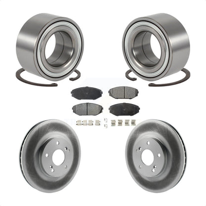 Wheel Bearing Coated Disc Brake Rotor Pads Front Kit For 1999-2004 Honda Odyssey