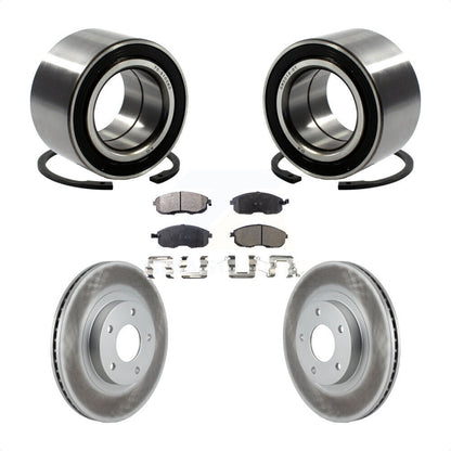 Wheel Bearing Coated Brake Rotor Pad Front Kit For Nissan Altima Maxima INFINITI