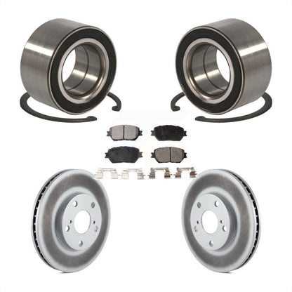 Wheel Bearing Coated Disc Brake Rotors And Pads Front Kit For Toyota Camry