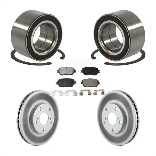 Wheel Bearing Coated Disc Brake Rotors And Pads Front Kit For Toyota Camry