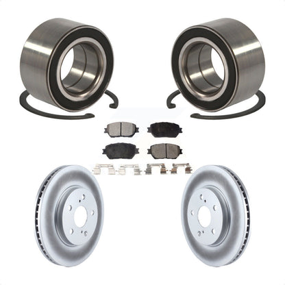 Wheel Bearing Coated Disc Brake Rotors And Pads Front Kit For Toyota Camry