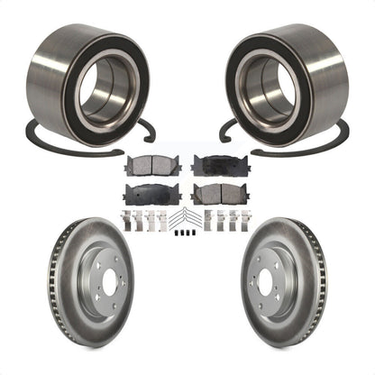 Wheel Bearing Coat Brake Rotor Pad Front Kit For Toyota Camry Lexus ES350 Avalon