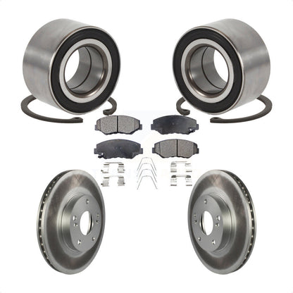 Wheel Bearing Coat Brake Rotor Pads Front Kit For Honda Accord Fit Element Acura